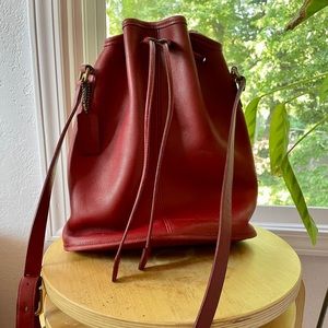 RARE! VTG Coach “Equestrian” Drawstring Bucket Bag | #9946 | Lightly Carried!